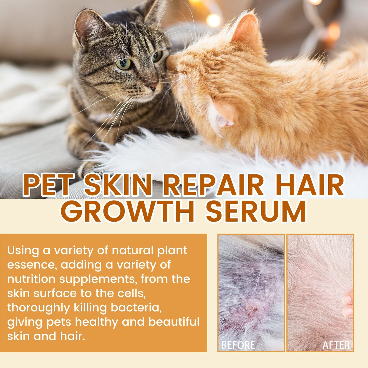 Pet Skin Care Essence Cat And Dog Skin Hair Wound Cleaning And Moisturizing Care Essence